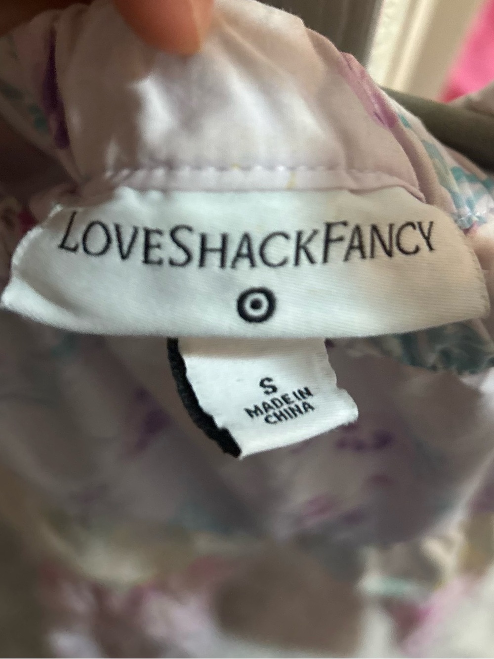 LoveShackFancy Pastel Floral Tiered Mini Dress with Bow Straps - Picture 4 of 4